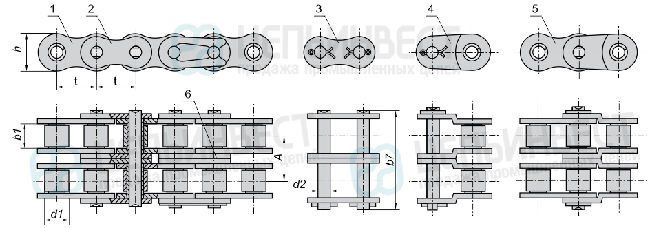 Цепь 2ПР-12,7-31,8