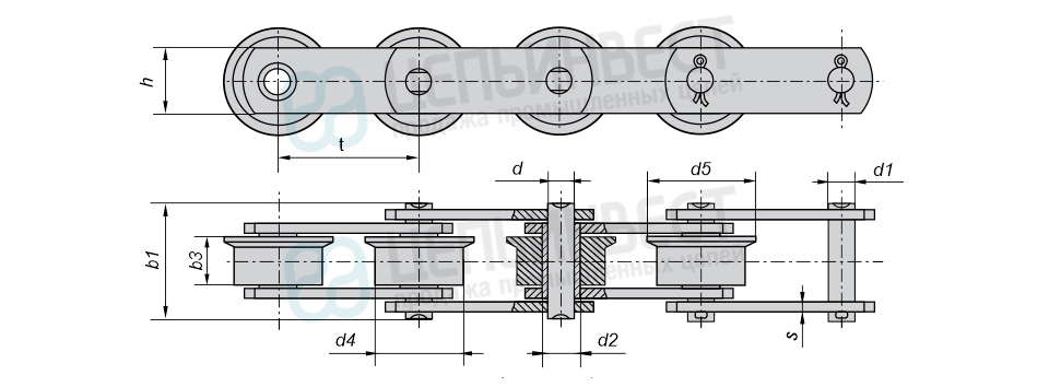 Цепь М112-4-100-1
