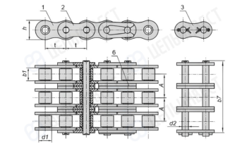 Цепи Трехрядные (3ПР) 1 часть